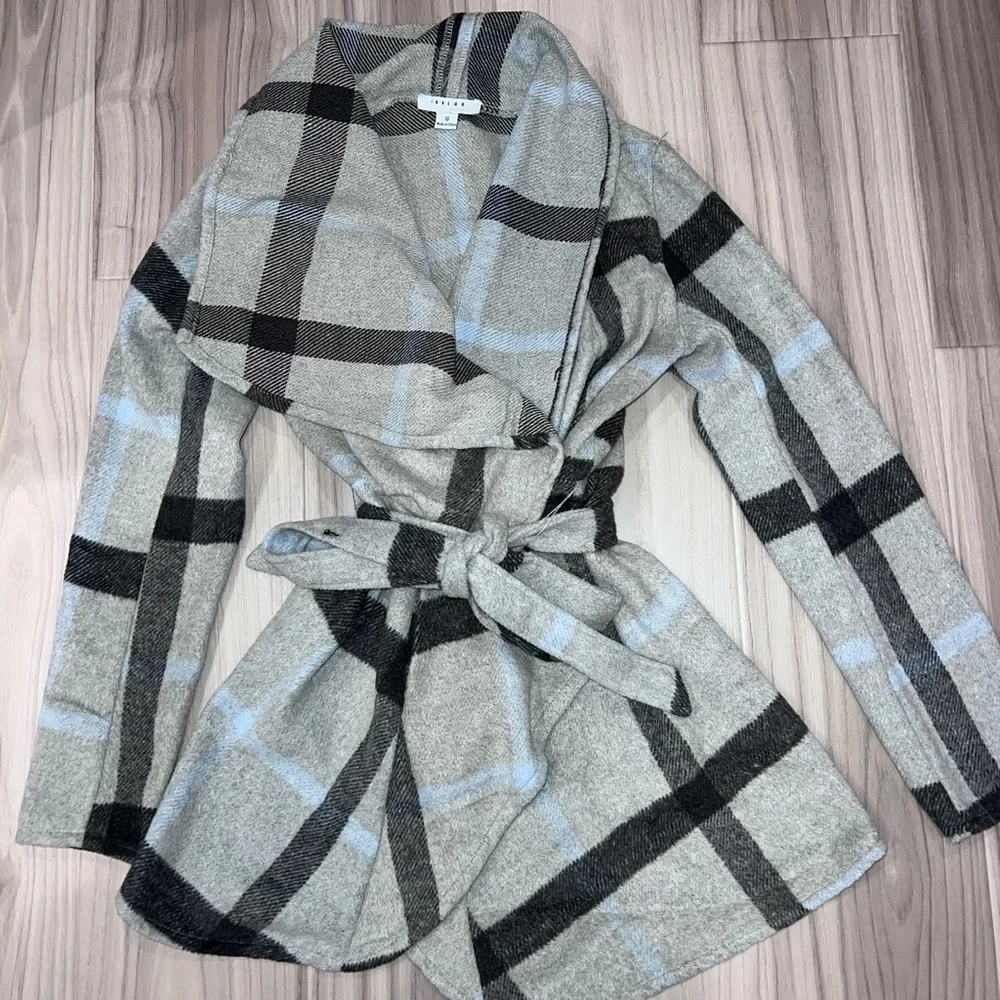 Favlux Fashion Gray Blue Wrap